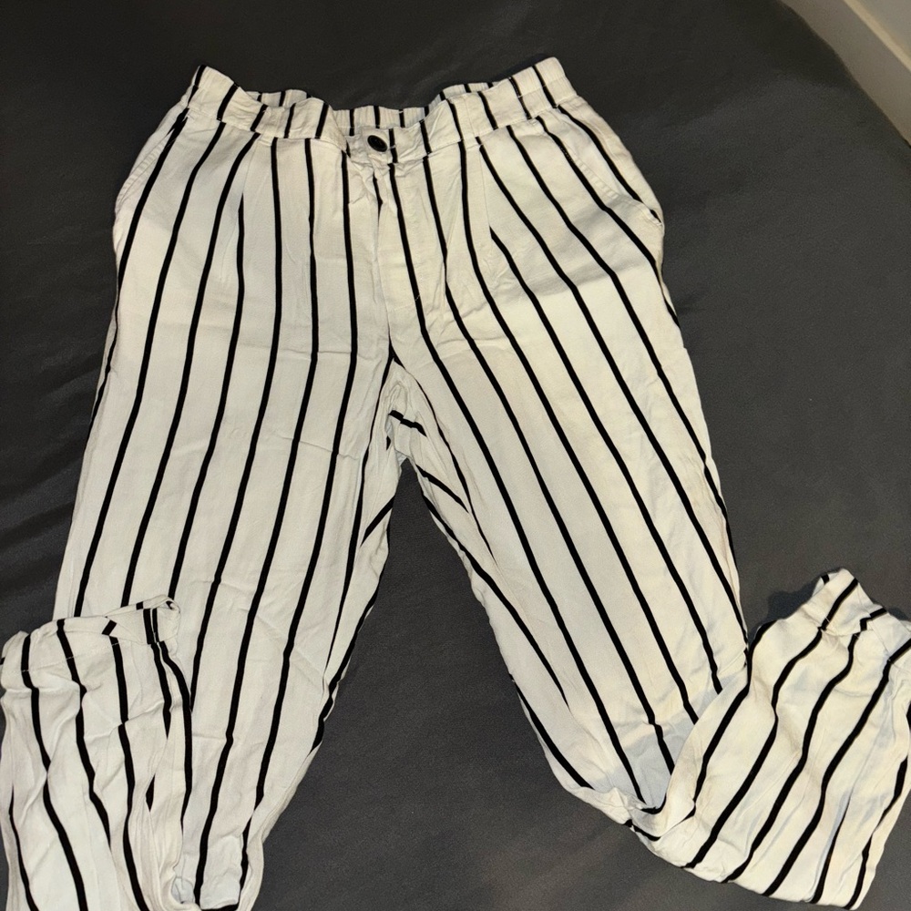 Forever 21 Monochrome Striped Pants
